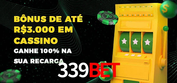 339BET melhor bônus de depósito